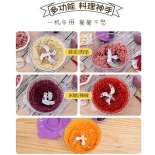 精选猎鹰5升绞肉机商用电动全自动小型碎肉馅搅拌打饺菜饭店用大