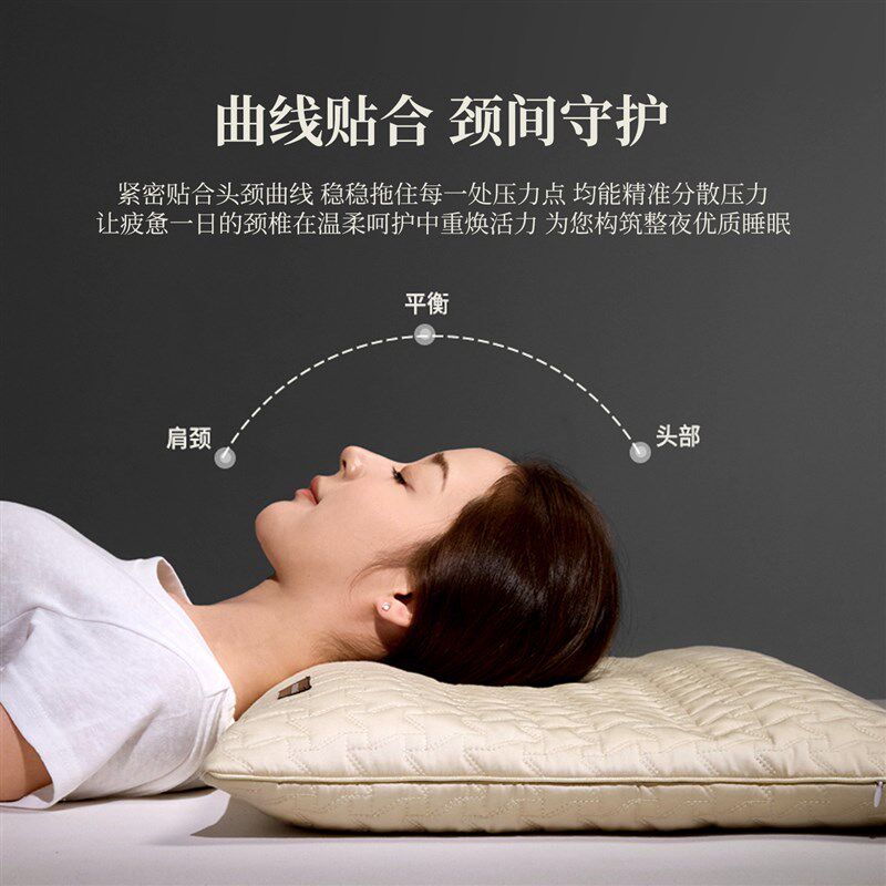 2026新款低矮枕头枕芯护颈椎助睡眠家用荞麦皮枕头芯一对单个装男