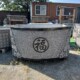 石雕仿古老石槽鱼缸长方形水缸青石福字祥云花盆养鱼池庭院造景