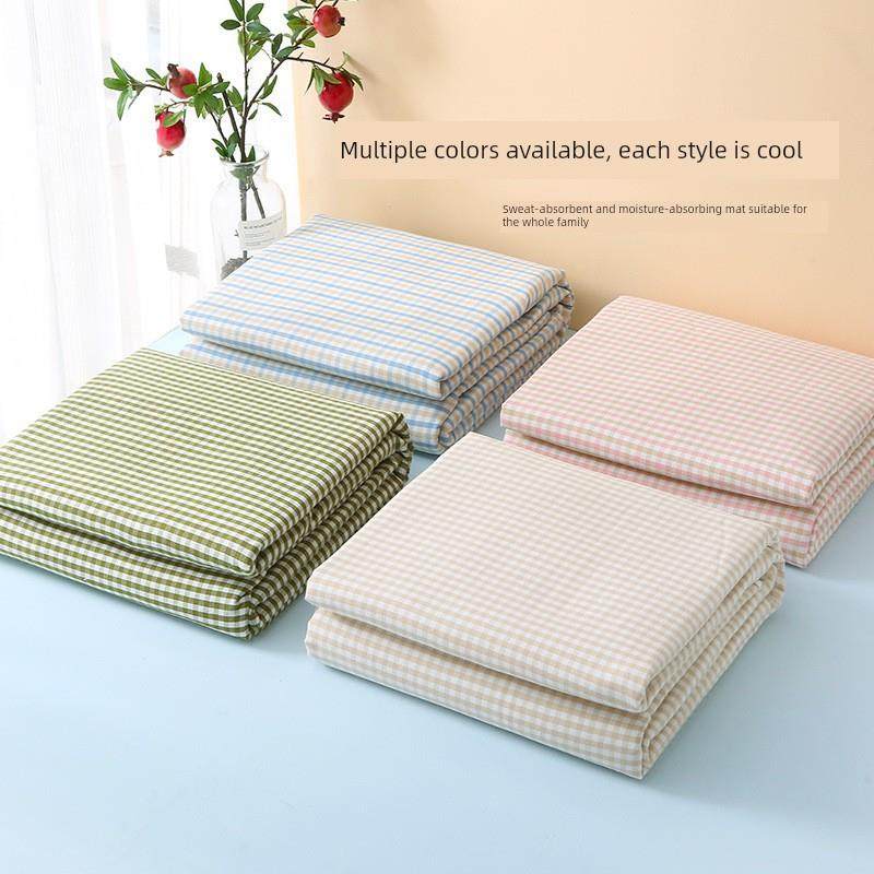 苎麻垫家庭可洗夏季婴儿吸汗透气儿童单和双垫折叠