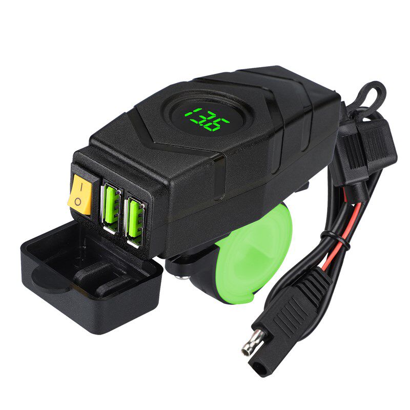 摩托车usb充电接口超级快充防水12V60V72V电动车改装手机充电器