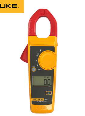 福禄克F302+F303F305钳型电流表交直流钳形表万用表F312F317F319