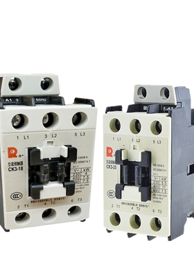常熟交流接触器CK3-09 12F 18F 25 32 40 50 65 80 N5 AC220V110V