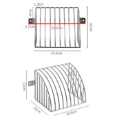 天台地漏侧墙防树叶过滤网罩下水道屋顶阳台侧面排水口防堵罩