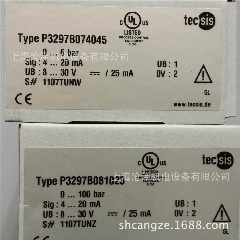 德国TECSIS泰科思压力传感器变送器40mpa 0-400bar P3297B086039