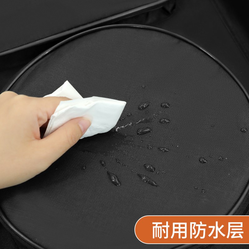 悦声画袋画包美术生专用大容量黑色收纳袋4K大拉链升级版加厚防水