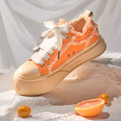 SOAPOPERA厚底帆布鞋2023秋季