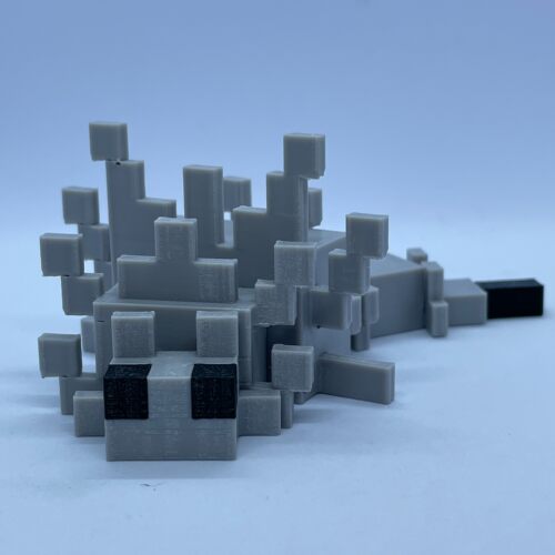 我的世界蠹虫关节可动3D打印Minecraft游戏周边手办桌