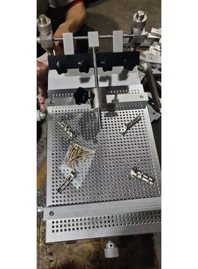 SMT精密手动丝印台红胶锡膏印刷32X45CM