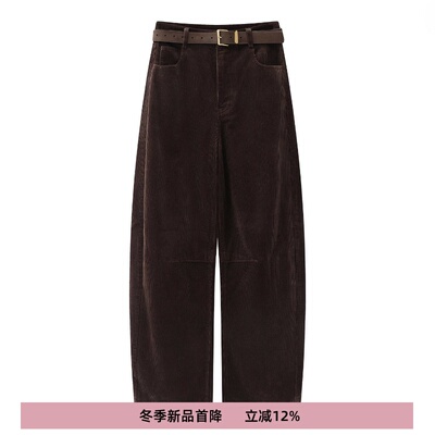 新款复古简约摩登棉质灯芯绒休闲