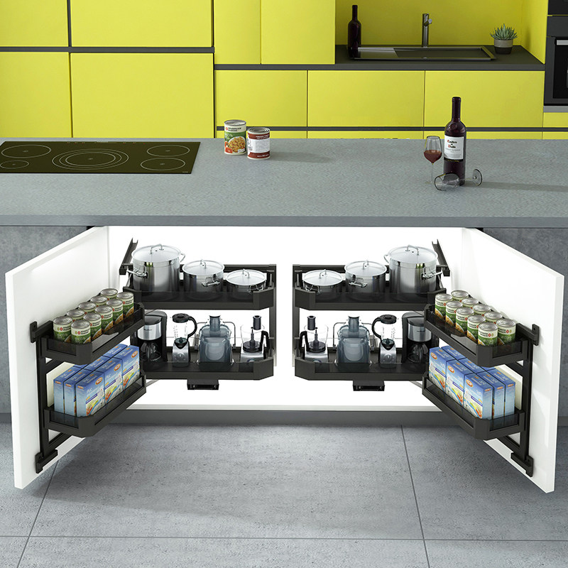 KROB LEBO/凯铂丽柏地柜系统全铝地柜连动拉篮