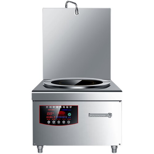 商用平面矮汤炉双头380v电磁炉6000w电灶熬汤卤肉大功率电磁灶8kw