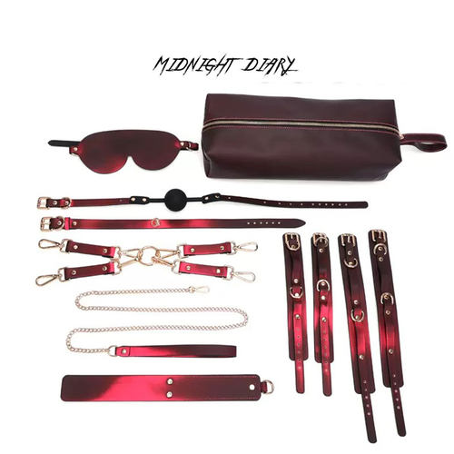 Midnight Diary 高端原创感温变色系列项圈束缚穿戴套装