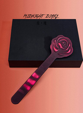 Midnight Diary感温变色立体留印玫瑰短拍sp工具拍子情侣手持礼物
