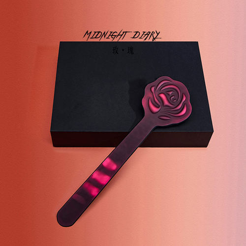 Midnight Diary感温变色立体留印玫瑰短拍sp工具拍子情侣手持礼物