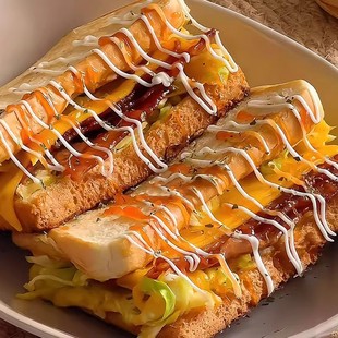 培根三明治营养早餐半成品面包懒人早饭充饥夜宵零食