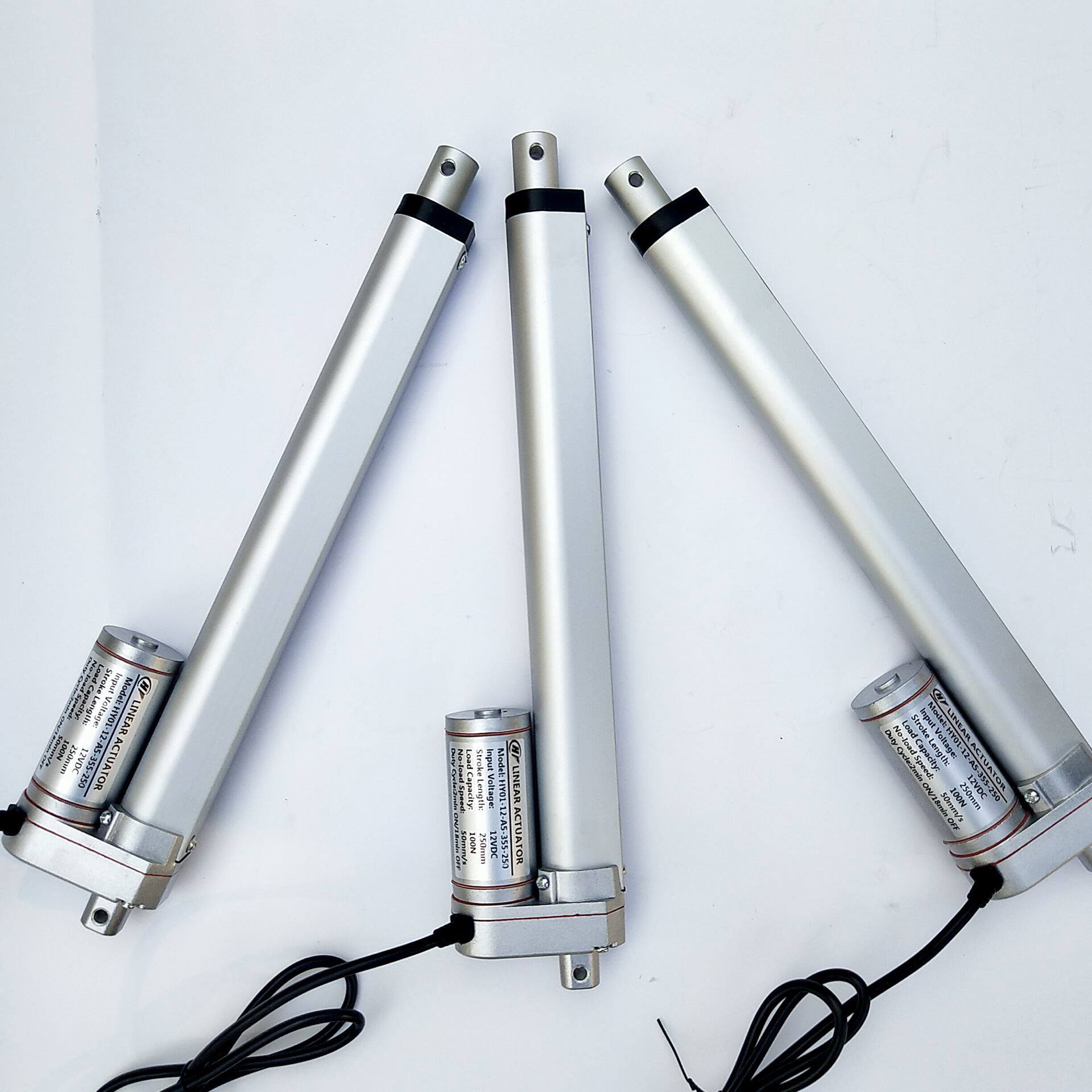 厂直流电动推杆升降杆开窗器微型直流电机伸缩杆50mm自动化用材_虎窝淘