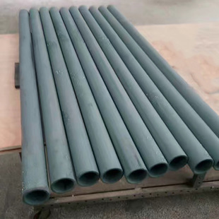 耐高温重结晶碳化硅陶瓷管道 重结晶碳化硅圆管 抗压重结晶陶瓷管