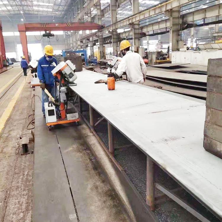 PB-60/80钢板坡口机 移动自行走铸钢平板坡口机 单双电机铣边机