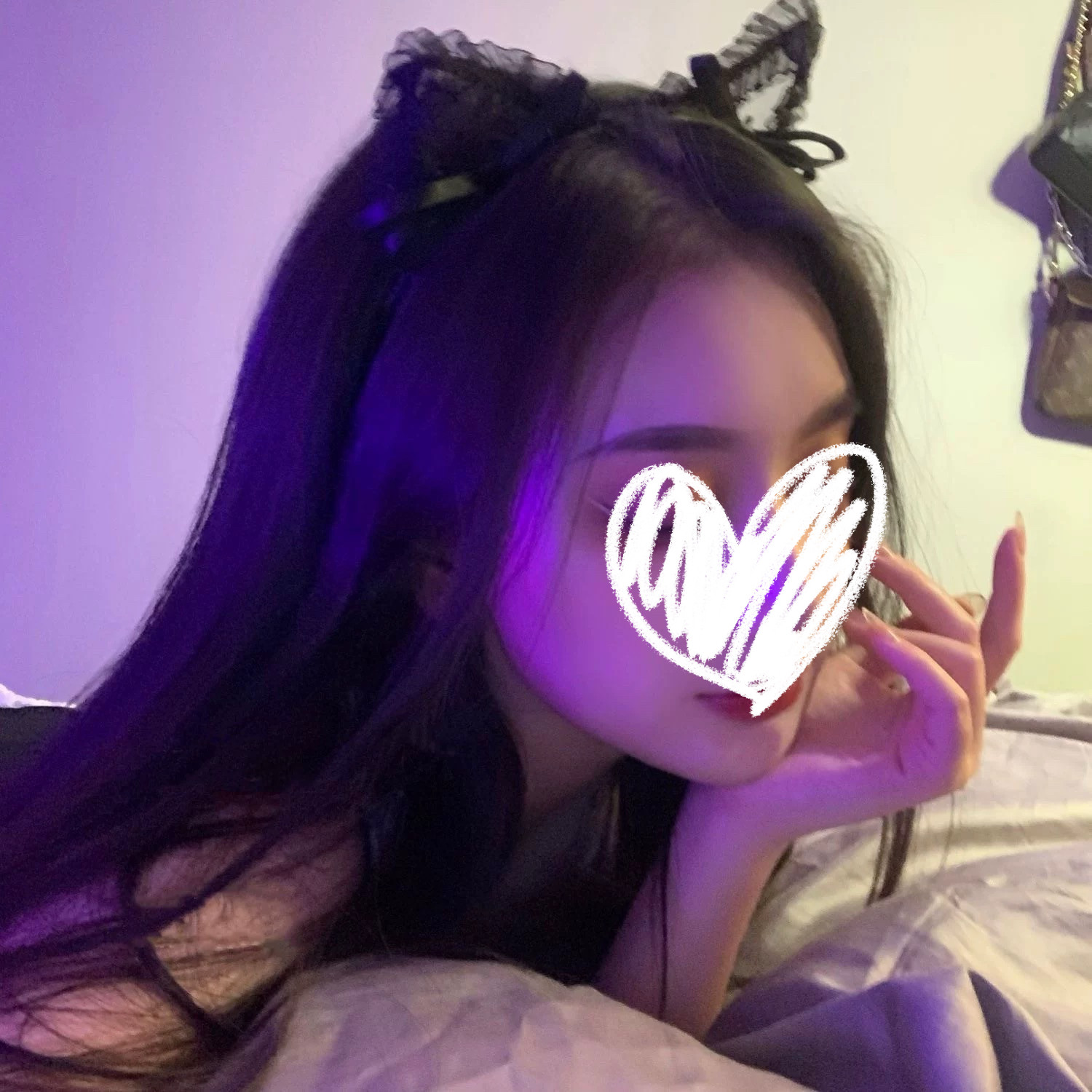 喵咪女友~日系可爱蕾丝波点猫耳朵发箍蝴蝶结头饰cos聚会表演道具