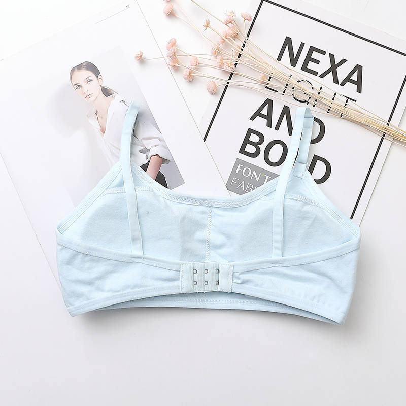 无钢圈抹胸女胸罩文胸发育期学生内衣美背裹胸小背心女孩无钢圈抹