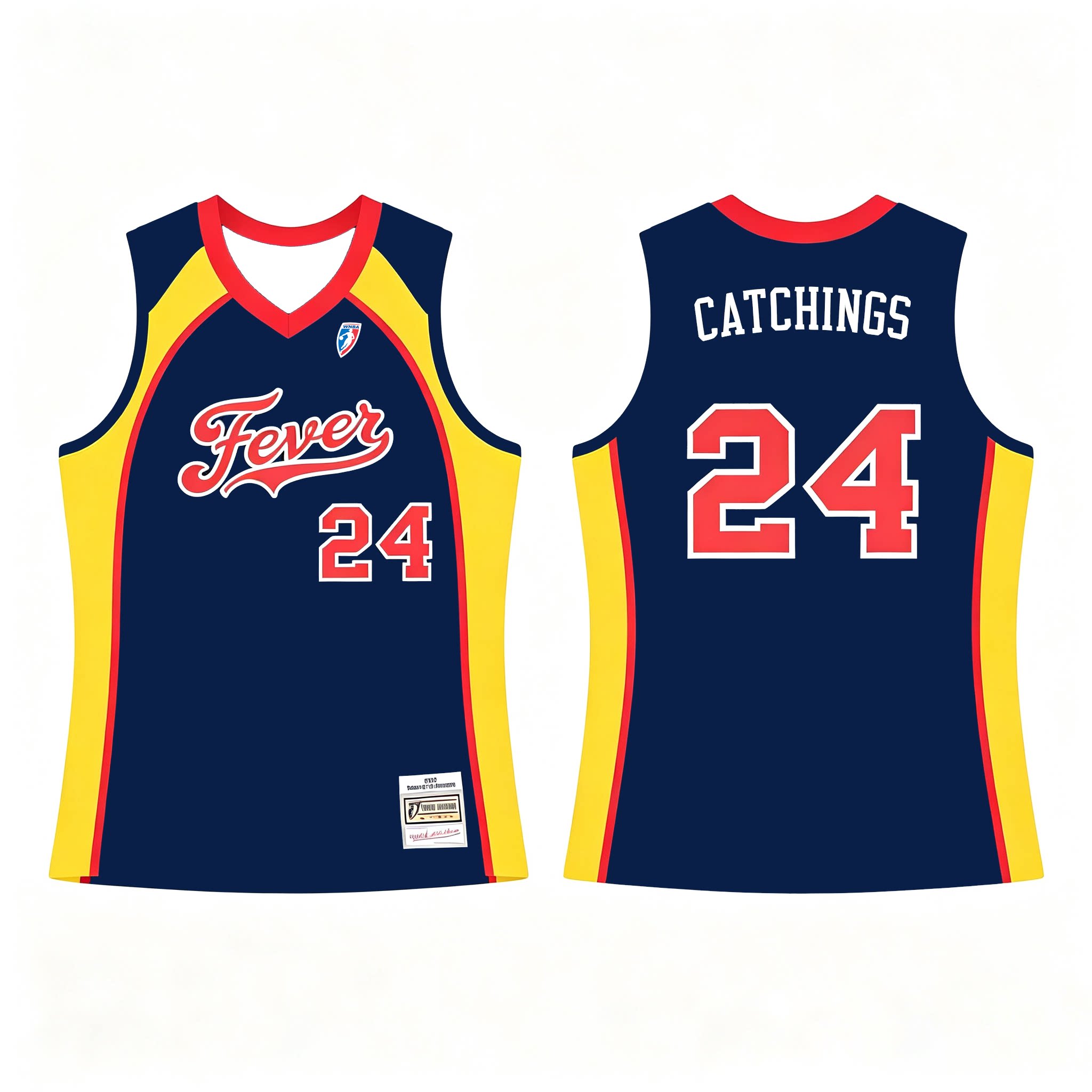 Catchings24号海军蓝球衣
