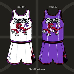 定制猛龙队麦迪卡特施罗德洛瑞西亚卡姆巴恩斯比赛速干篮球服套装