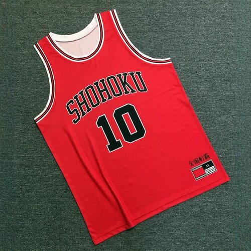 灌篮高手湘北队篮球服套装定制男