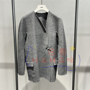 速发JNBY江南布衣正品 2026春5Q1824820配胸针呢外套2995 国内代购