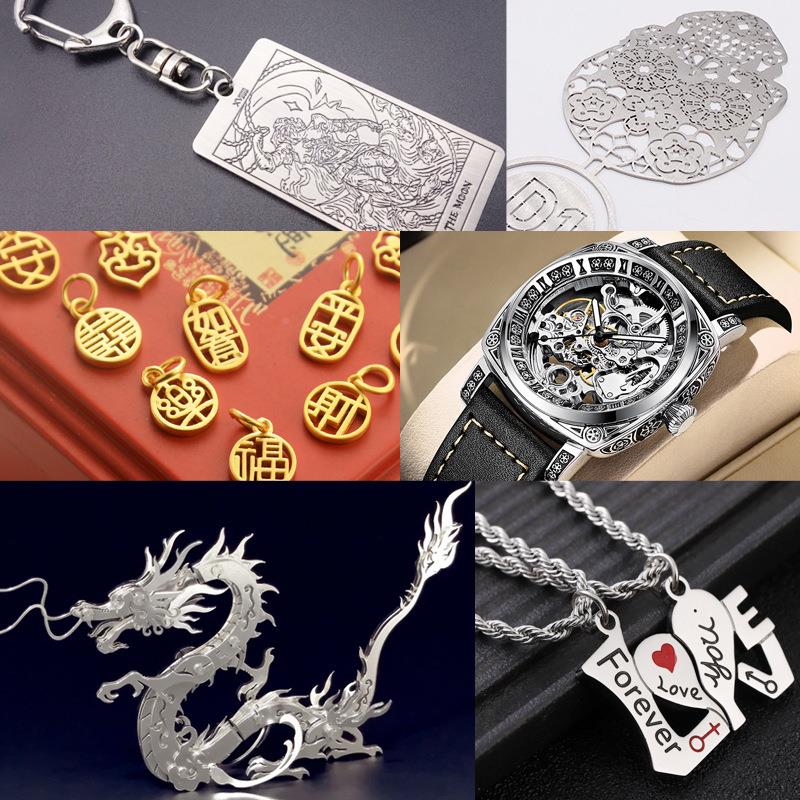 定铭族MZ-FC503激光小幅面密激光切割机切招精外贸金属激光割机OE