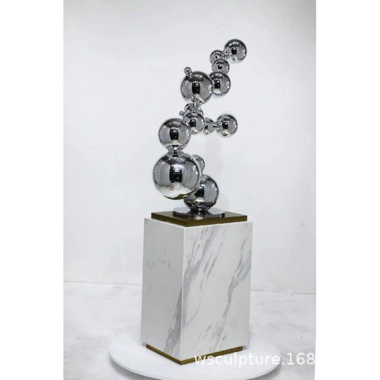 不锈钢雕塑定制 工艺品摆件轻奢 不锈钢景观雕塑 雕塑厂家 铜制品