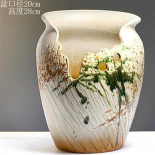 缺口造型悬崖瘦高多肉花盆切口陶瓷紫砂植物法师花卉老桩透气陶罐