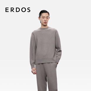 男装 ERDOS 半高领虚提羊绒衫 25年秋冬新品 套衫 厚款 头等舱系列