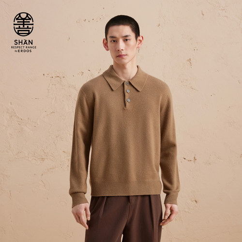 ERDOS男装初绒纯羊绒衫