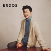 25年秋冬新品 厚外套 男装 纯羊绒青果领双畦开衫 马龙同款 ERDOS