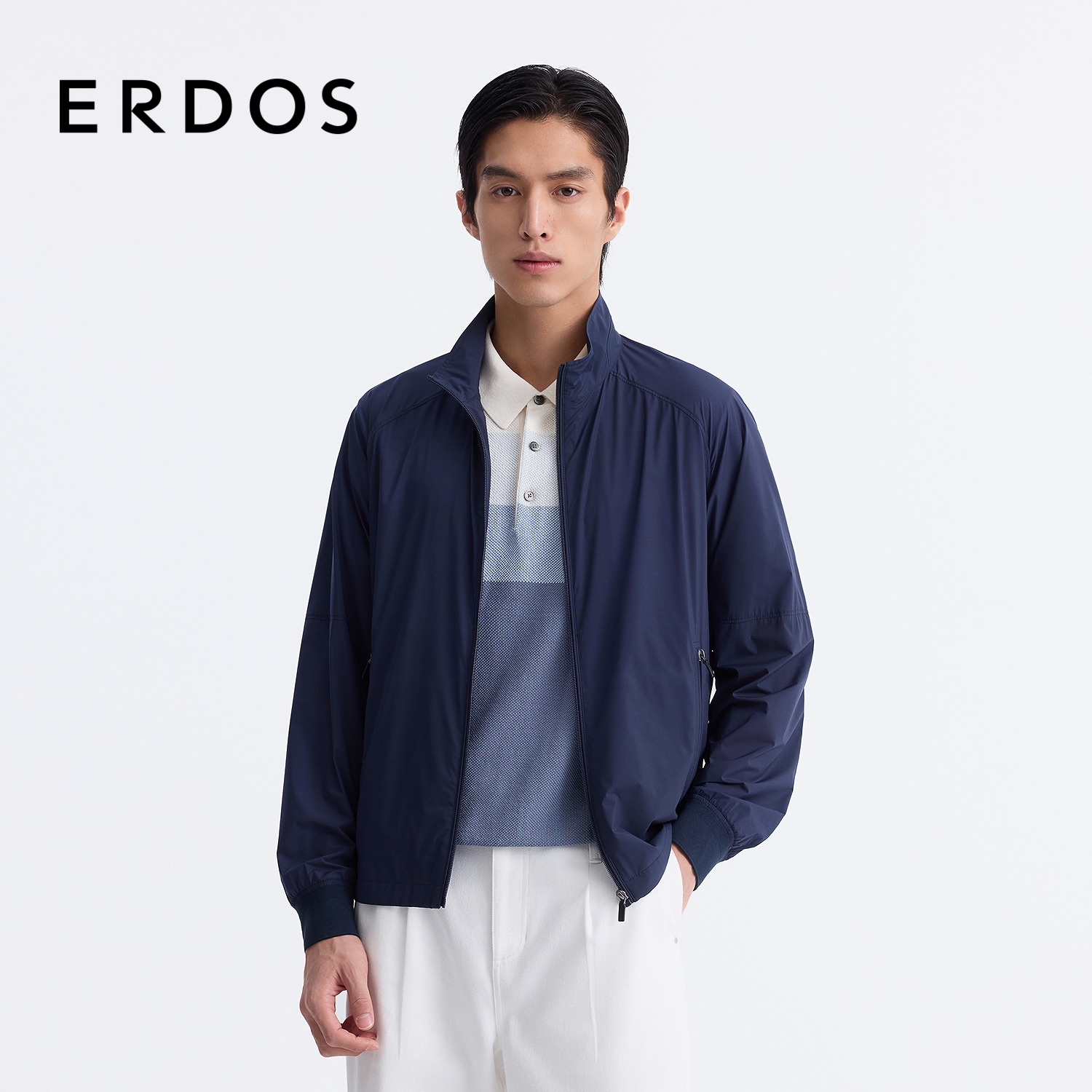 ERDOS25年春夏新款深蓝色夹克
