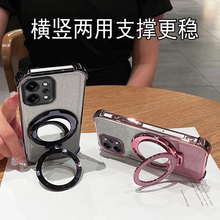 电镀四角适用opporeno14手机壳13女新款12高级感pro花卉8se简约ins风10防9摔5k全包4创意硅胶小香风潮手机壳