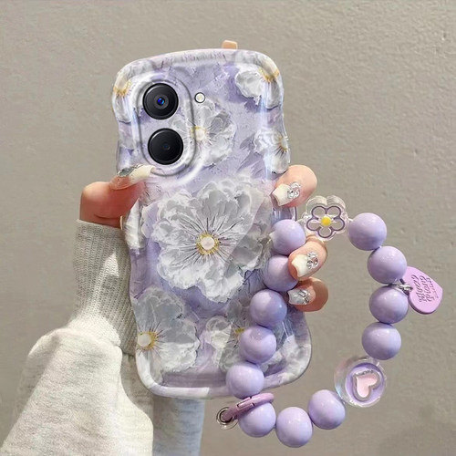 适用硅胶手机壳油画realme