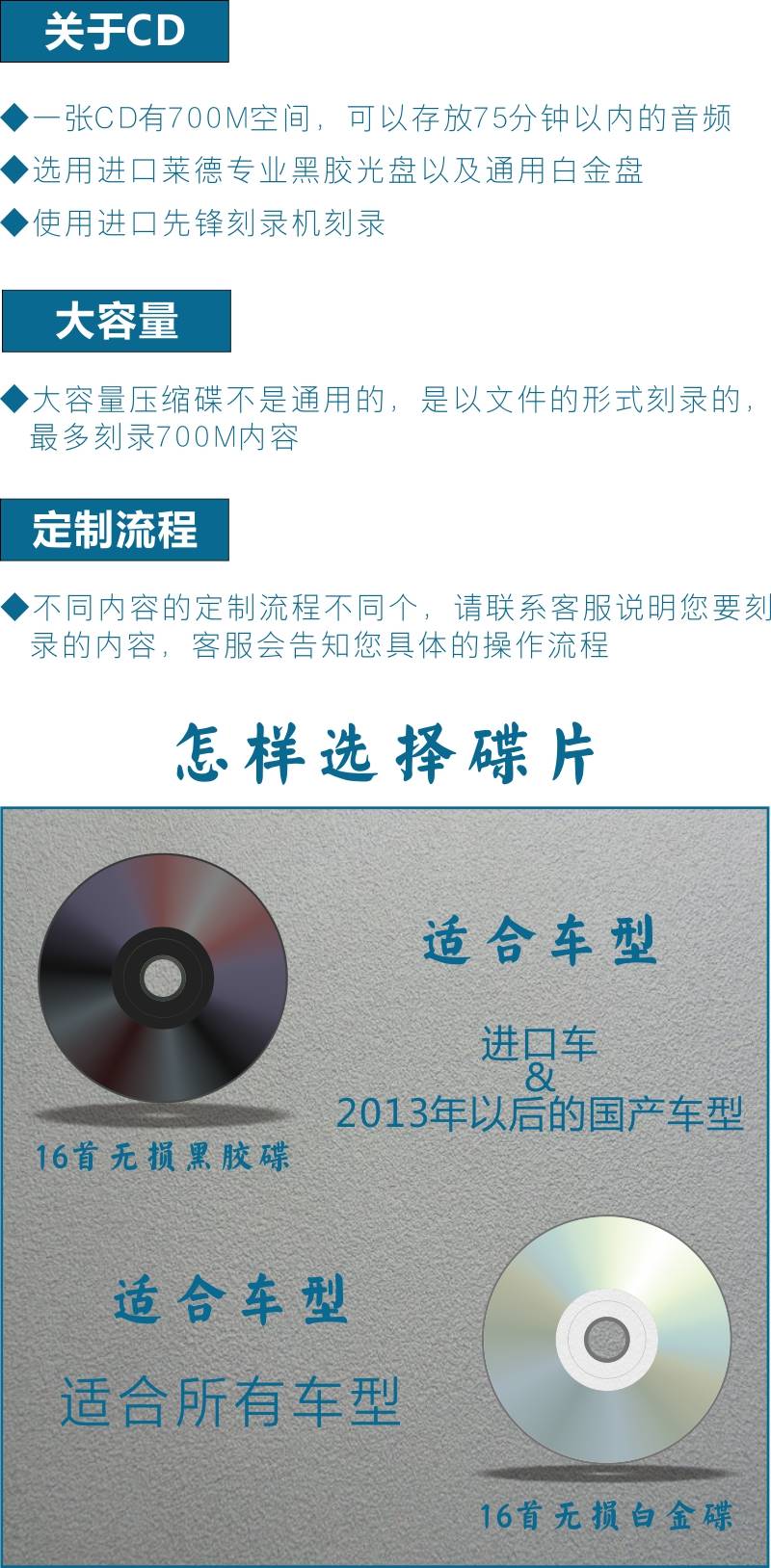 车载CD定制黑胶唱片刻录自选歌曲下载刻盘音乐光盘光碟