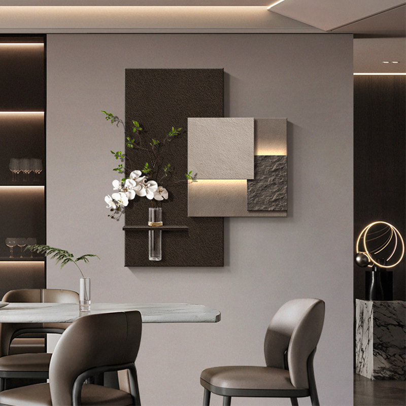 现代轻奢创意推拉电表箱装饰画2025新款遮挡配电箱盖板电闸盒挂画