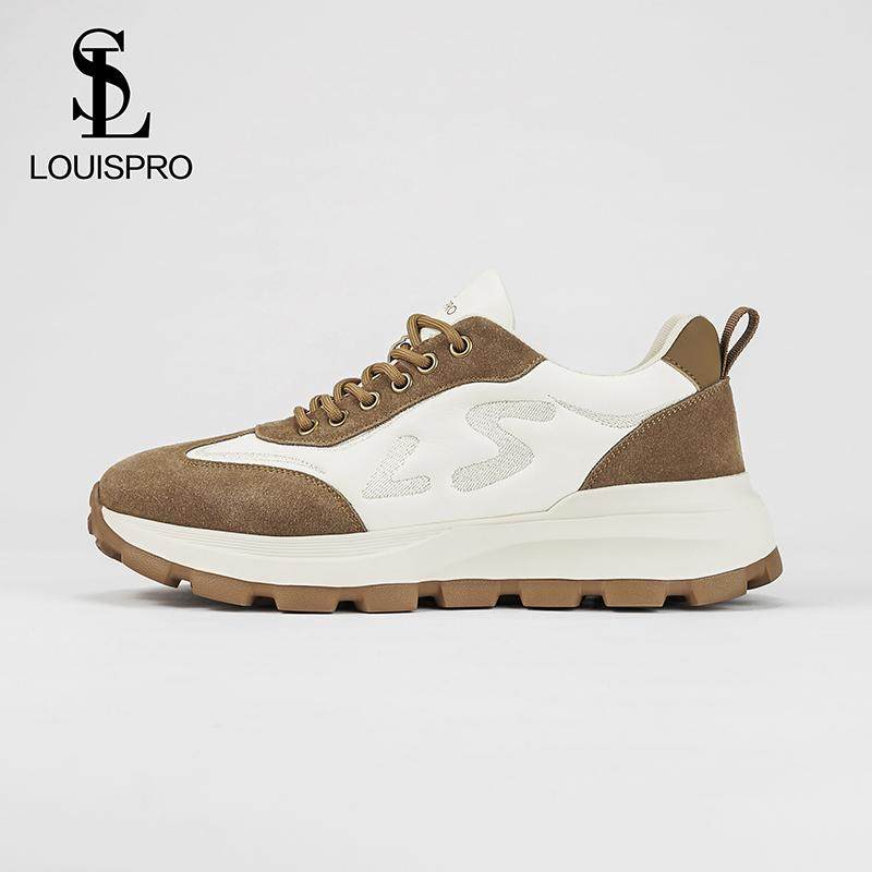 LOUISPRO轻奢男士新款名品黑鞋潮流时尚休闲鞋防水耐磨户外运动鞋,流行男鞋,时尚休闲鞋,淘宝优惠券,粉丝福利购,淘宝优惠卷