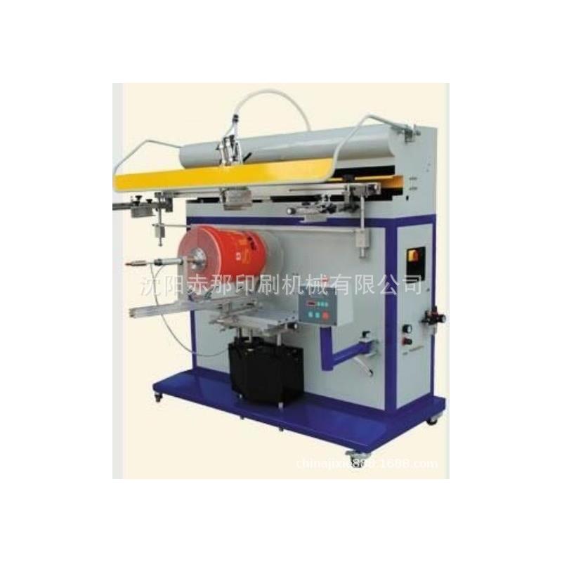 大型塑料桶滚印机 不锈钢铁桶啤酒桶丝网印刷机生产厂家