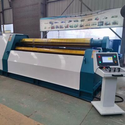 数控四辊卷板机W12-16X2500全自动液压卷板机厂家淄博金泽跨境