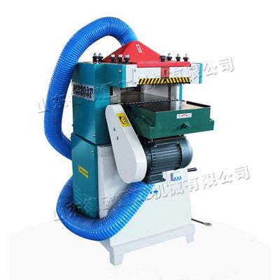 高速双面压刨机 台式自配吸尘刨削机Double sided press planer