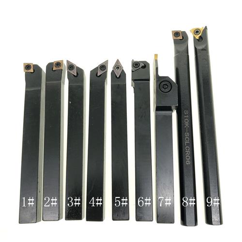 数控刀杆车刀刀具8mm*8方仪表车床外圆刀刀套装不锈钢加工小车刀