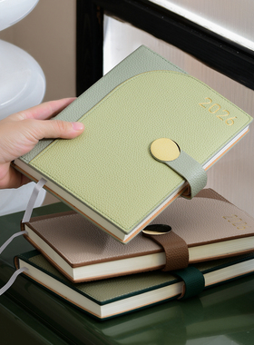 文创艺2026年新款日程本时间管理weekly周计划本商务工作记事本A5礼品定制可印logo礼盒套装高颜值精致日记本