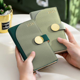 文创艺随身便携2026年日程本新款weekly周计划本时间管理工作笔记本本子商务高档高颜值日记本A6定制可印logo