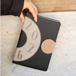 文创艺2026年新款日程本高颜值weekly周计划本时间管理效率手册商务工作记事本A5精致高级日记本定制可印logo