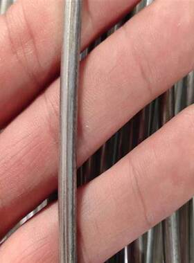 粗细白软镀锌铁丝铁线4号6号6厘5厘5mm6mm3mm2mm可定做长度直铁丝