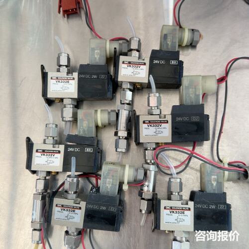 SMC电磁阀VK332E/VK332V 24V DC
